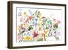 May Flowers - Jack & Jill-Frank Dobias-Framed Giclee Print