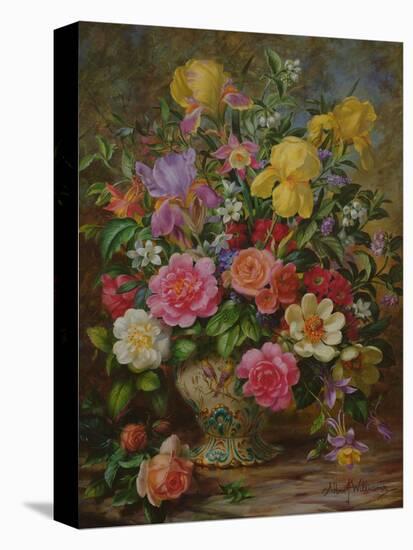 May Flowers, Symbols of Care and Love-Albert Williams-Stretched Canvas