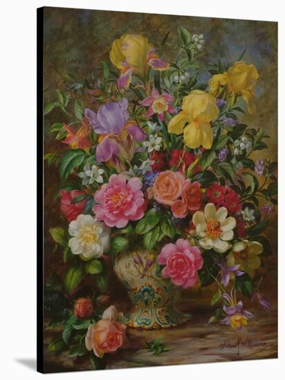 May Flowers, Symbols of Care and Love-Albert Williams-Stretched Canvas