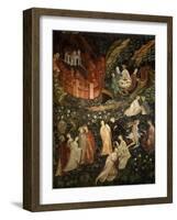 May, Fresco from Cycle of Months C.1400 Buonconsiglio Castle-Venceslao-Framed Giclee Print