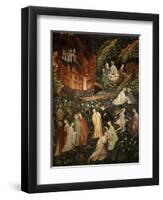 May, Fresco from Cycle of Months C.1400 Buonconsiglio Castle-Venceslao-Framed Giclee Print