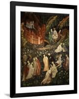 May, Fresco from Cycle of Months C.1400 Buonconsiglio Castle-Venceslao-Framed Giclee Print