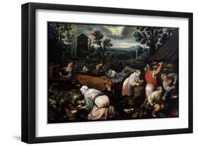 May (From the Series 'The Seasons), Late 16th or Early 17th Century-Leandro Bassano-Framed Premium Giclee Print