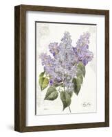 May Lilac on White-Katie Pertiet-Framed Art Print