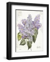 May Lilac on White-Katie Pertiet-Framed Art Print