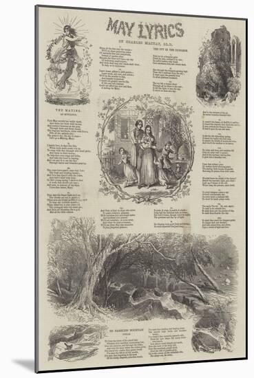 May Lyrics-Myles Birket Foster-Mounted Giclee Print
