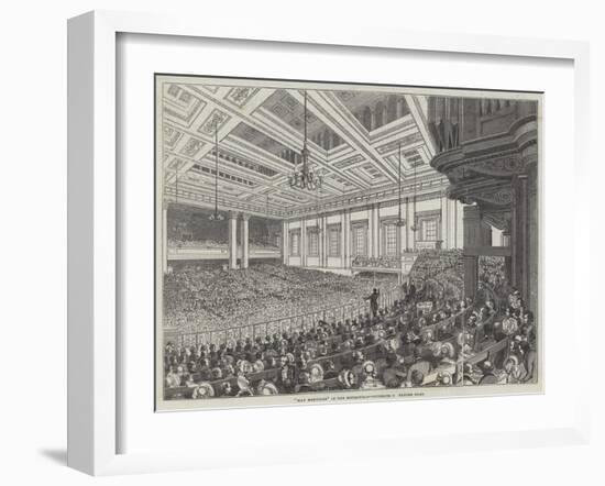 May Meetings in Exeter Hall-null-Framed Giclee Print