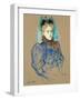 May Milton Portrait (1895)-TOULOUSE LAUTREC-Framed Giclee Print