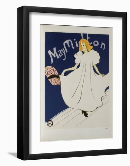 May Milton-Henri de Toulouse-Lautrec-Framed Collectable Print