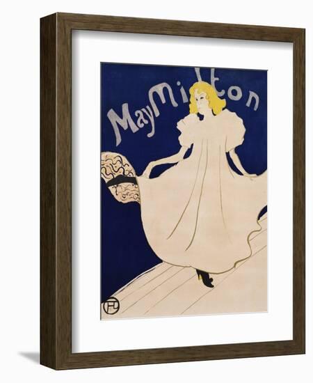 May Milton-Henri de Toulouse-Lautrec-Framed Giclee Print