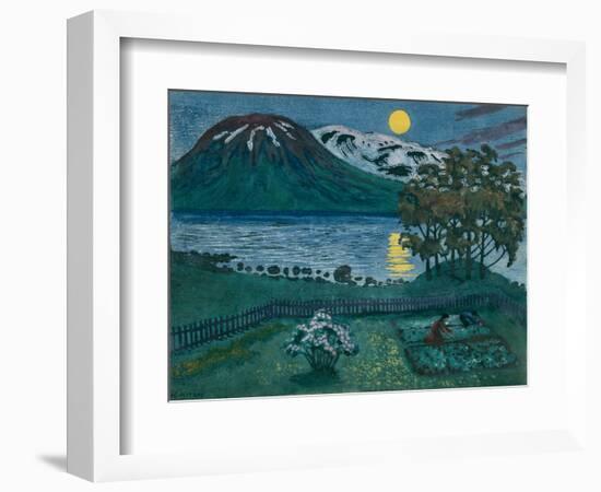 May moon, 1908-Nikolai Astrup-Framed Giclee Print