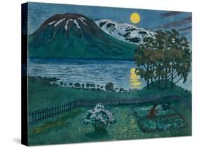 May moon, 1908-Nikolai Astrup-Stretched Canvas