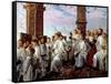 May Morning on Magdalen Tower-William Holman Hunt-Framed Stretched Canvas