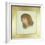 May Morris (Aged 9 Years) 1871-Dante Gabriel Charles Rossetti-Framed Giclee Print