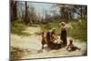 May (Oil on Canvas)-Frederick Morgan-Mounted Giclee Print
