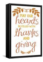 May Our Hearts Be Filled-Erin Clark-Framed Stretched Canvas