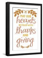 May Our Hearts Be Filled-Erin Clark-Framed Giclee Print