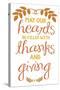 May Our Hearts Be Filled-Erin Clark-Stretched Canvas