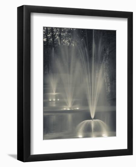 May Park Fountains, Cesis, Gauja National Park, Latvia-Walter Bibikow-Framed Photographic Print