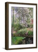 May Petals on the Moat Edge-Timothy Easton-Framed Giclee Print