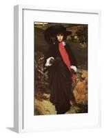 May Sartoris-Frederick Leighton-Framed Art Print