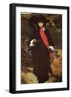 May Sartoris-Frederick Leighton-Framed Art Print