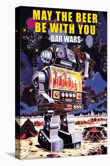 May the Beer be with You-null-Stretched Canvas
