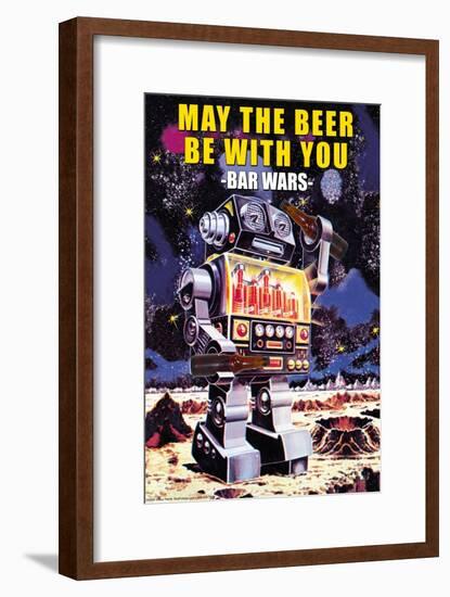 May the Beer be with You-null-Framed Art Print