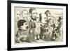 May the Best Man Win! Uncle Sam Reviewing the Army of Candidates, 1864-Thomas Nast-Framed Giclee Print