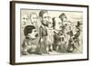 May the Best Man Win! Uncle Sam Reviewing the Army of Candidates, 1864-Thomas Nast-Framed Giclee Print