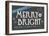 May Your Days be Merry and Bright-Lantern Press-Framed Art Print