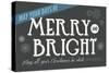 May Your Days be Merry and Bright-Lantern Press-Stretched Canvas