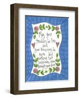 May Your Troubles-Debbie McMaster-Framed Giclee Print