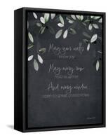 May Your Walls Know Joy-Susan Ball-Framed Stretched Canvas