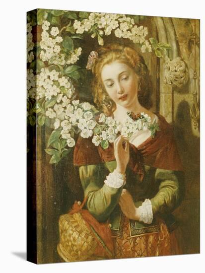 May-Daniel Maclise-Stretched Canvas