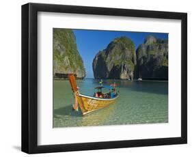 Maya Bay, Kho Phi Phi Leh, Krabi Province, Thailand, Southeast Asia, Asia-Ben Pipe-Framed Photographic Print