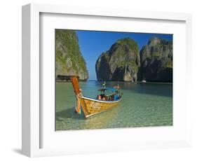 Maya Bay, Kho Phi Phi Leh, Krabi Province, Thailand, Southeast Asia, Asia-Ben Pipe-Framed Photographic Print