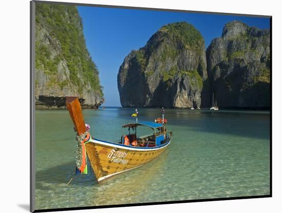 Maya Bay, Kho Phi Phi Leh, Krabi Province, Thailand, Southeast Asia, Asia-Ben Pipe-Mounted Photographic Print