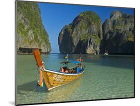 Maya Bay, Kho Phi Phi Leh, Krabi Province, Thailand, Southeast Asia, Asia-Ben Pipe-Mounted Photographic Print