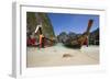 Maya Bay with Long-Tail Boats, Phi Phi Lay Island, Krabi Province, Thailand, Southeast Asia, Asia-Stuart Black-Framed Photographic Print