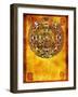 Maya Calendar On Ancient Wall-frenta-Framed Art Print