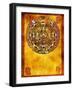 Maya Calendar On Ancient Wall-frenta-Framed Art Print