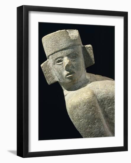 Maya Civilization, Mexico, Statue of Chac Mool, from Chichen Itza-null-Framed Giclee Print