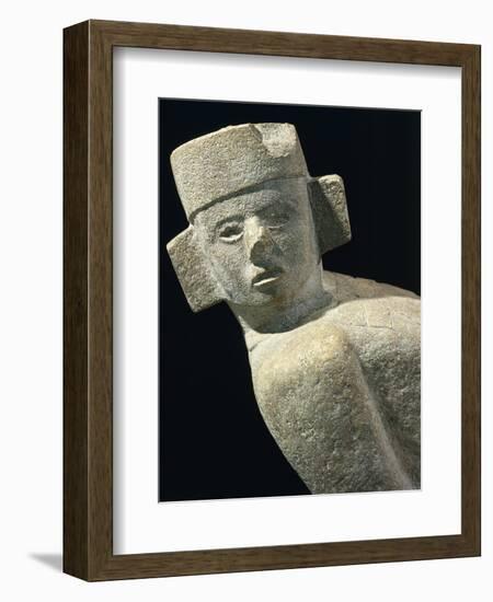 Maya Civilization, Mexico, Statue of Chac Mool, from Chichen Itza-null-Framed Giclee Print