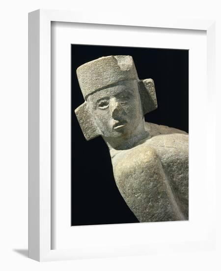 Maya Civilization, Mexico, Statue of Chac Mool, from Chichen Itza-null-Framed Giclee Print