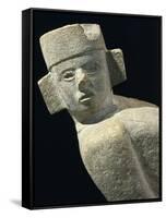 Maya Civilization, Mexico, Statue of Chac Mool, from Chichen Itza-null-Framed Stretched Canvas