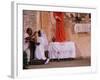 Maya Girls Receive First Communion, Telchaquillo, Mexico-Kenneth Garrett-Framed Photographic Print