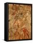 Maya Mural, San Bartolo, Guatemala-Kenneth Garrett-Framed Stretched Canvas