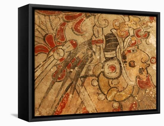 Maya Murals, Maya, San Bartolo, Guatemala-Kenneth Garrett-Framed Stretched Canvas