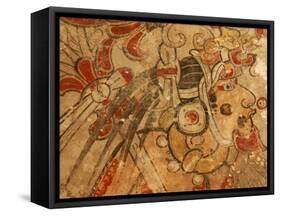 Maya Murals, Maya, San Bartolo, Guatemala-Kenneth Garrett-Framed Stretched Canvas